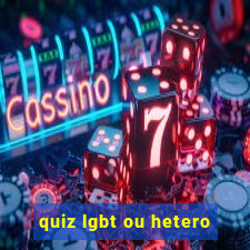 quiz lgbt ou hetero